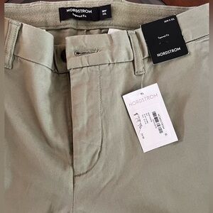 Men’s Nordstrom Tapered Fit Olive Pants